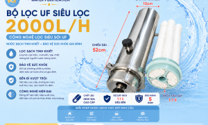 Bộ Lọc UF Siêu Lọc 2000L/giờ