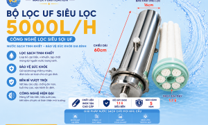 Bộ Lọc UF Siêu Lọc 5000L/giờ