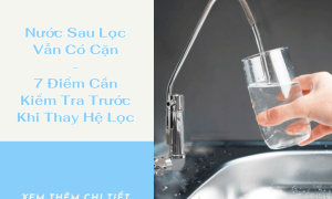Nước Sau Lọc Vẫn Có Cặn: 7 Điểm Cần Kiểm Tra Trước Khi Thay Hệ Lọc