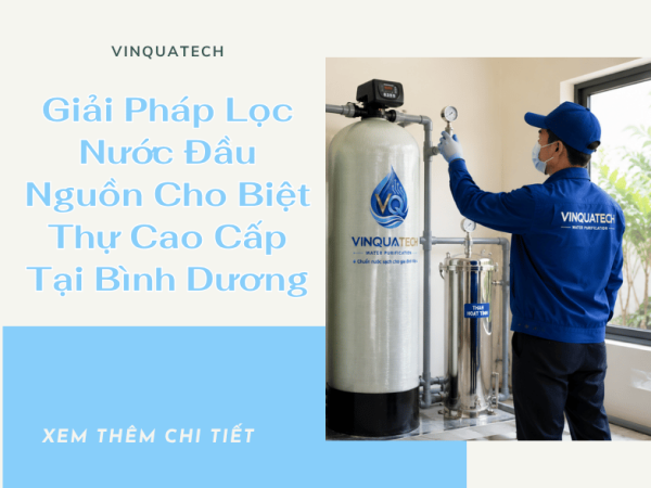 Giải Pháp Lọc Nước Đầu Nguồn Cho Biệt Thự Cao Cấp Tại Bình Dương