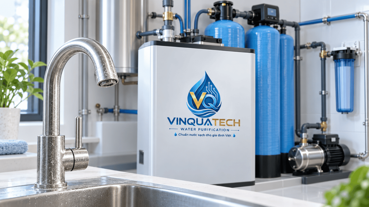 Dấu hiệu cặn trắng do nước cứng tại thiết bị và khu kỹ thuật nước