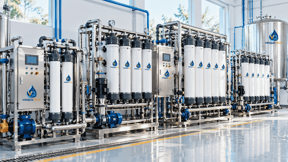 Các hệ thống máy lọc nước UF với nhiều dải công suất