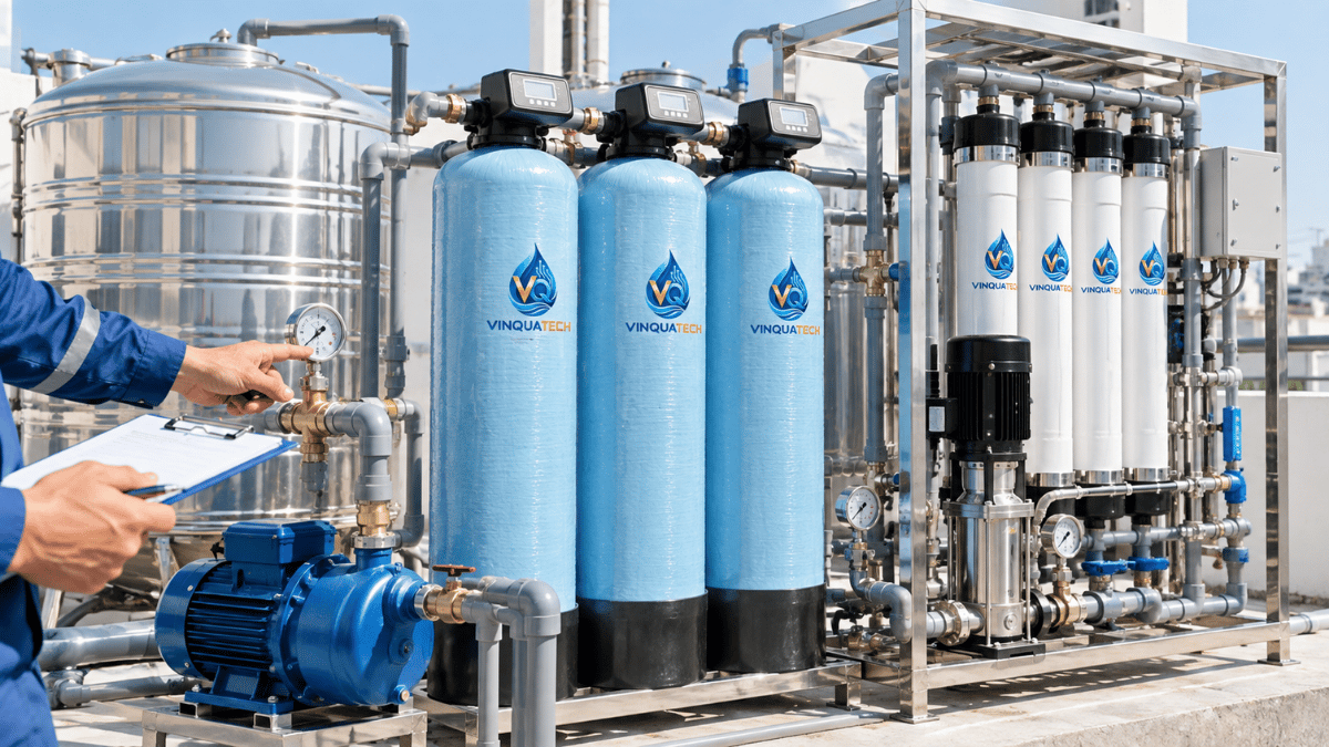 Khảo sát hệ thống lọc nước trước khi lắp đặt