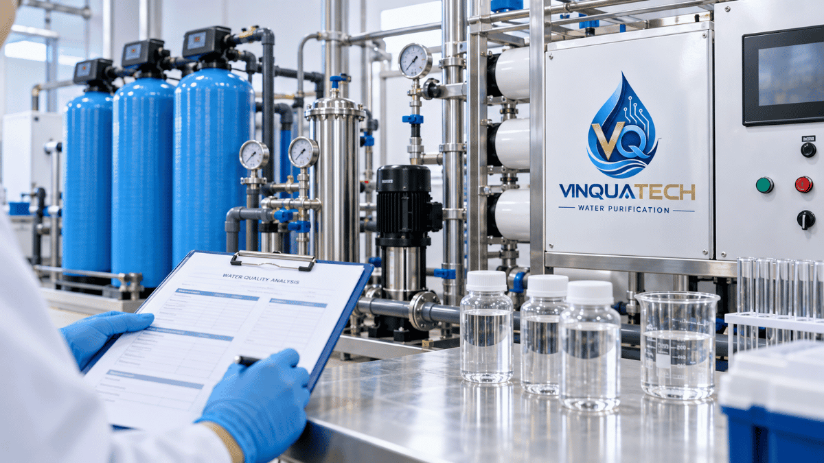 Phiếu xét nghiệm nước có chỉ số permanganat và các thông số liên quan