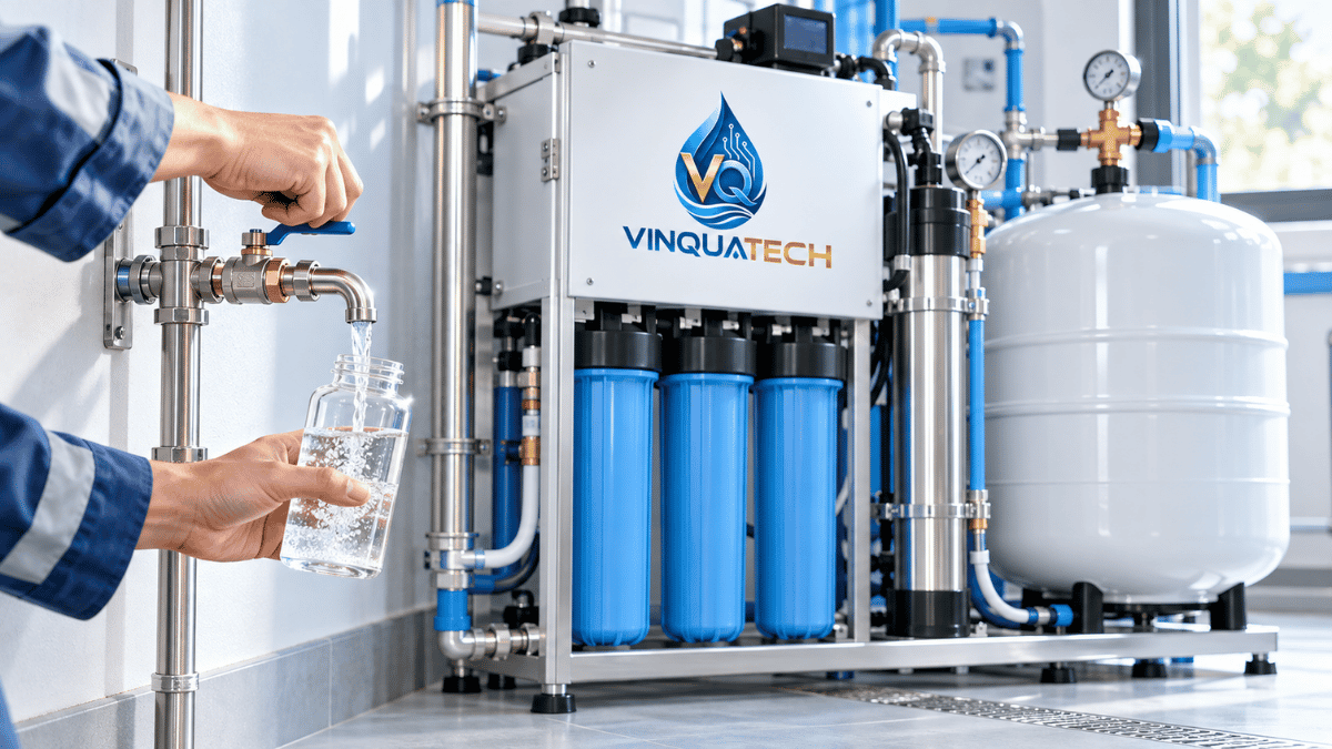 Kiểm tra nước máy trước khi lựa chọn hệ thống lọc