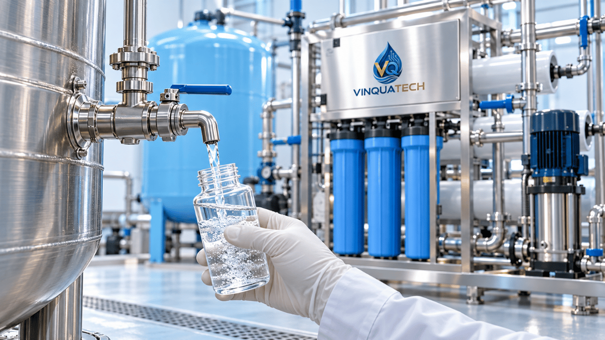 Lấy mẫu nước để kiểm tra Coliform và E. coli