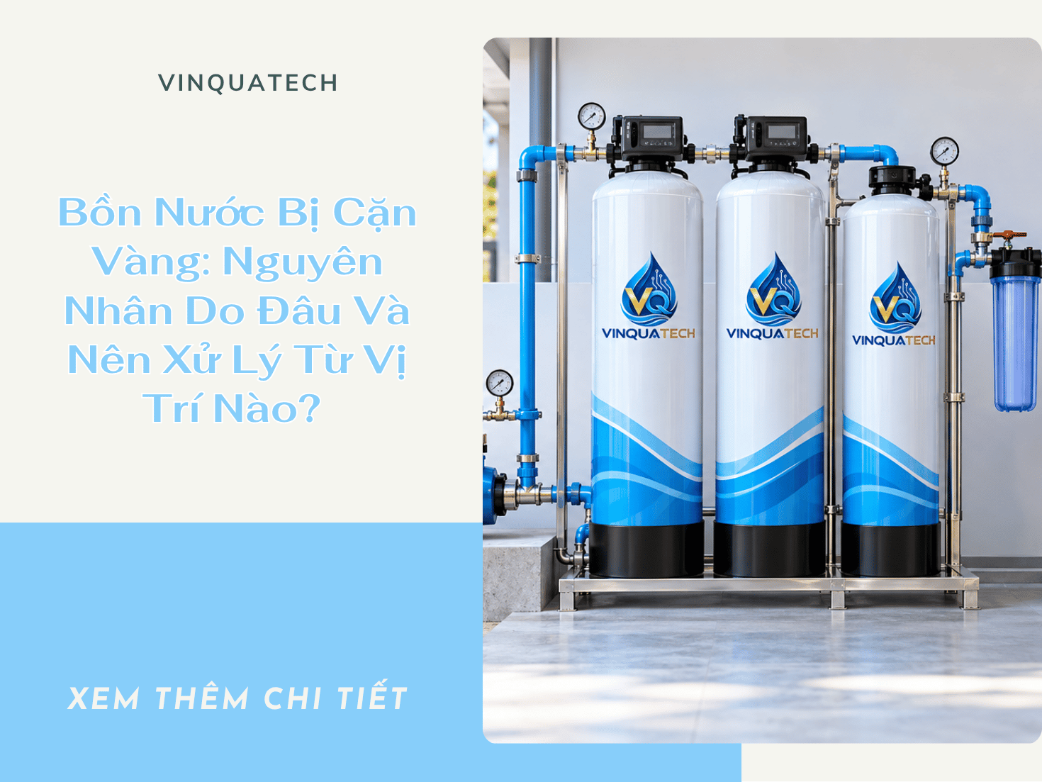 Bồn Nước Bị Cặn Vàng: Nguyên Nhân Do Đâu Và Nên Xử Lý Từ Vị Trí Nào?