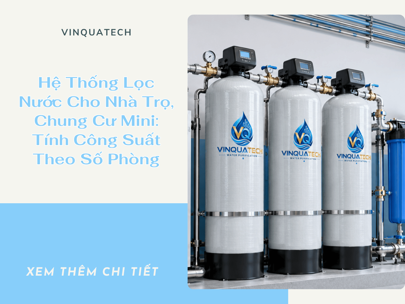 Hệ Thống Lọc Nước Cho Nhà Trọ, Chung Cư Mini: Tính Công Suất Theo Số Phòng
