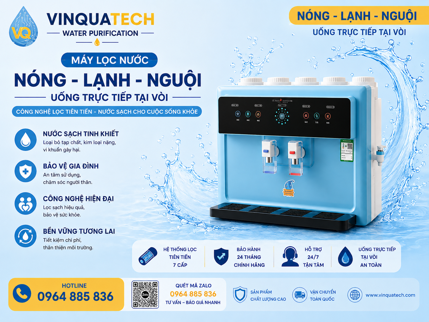 Máy Lọc Nước Nóng - Lạnh - Nguội